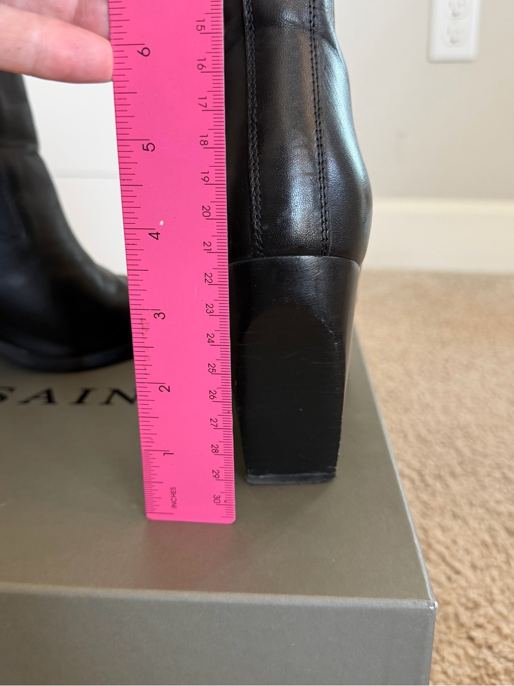 AllSaints Ria Wedge Chelsea Boot - Picture 12 of 13